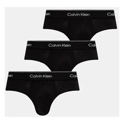 Spodní prádlo Calvin Klein Underwear 3-pack pánské, černá barva, 000NB3962A