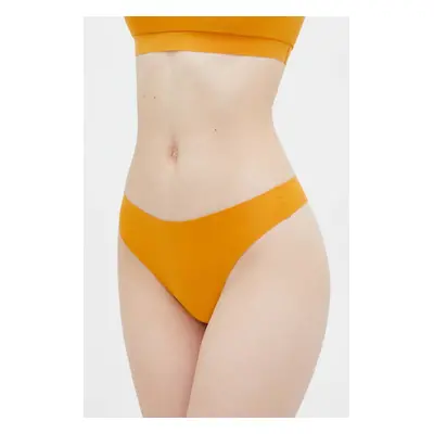 Tanga Chantelle SOFT STRETCH žlutá barva