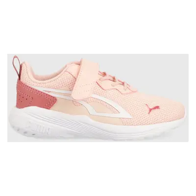 Dětské sneakers boty Puma All-Day Active AC+ PS růžová barva