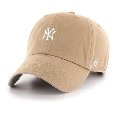 Čepice 47brand MLB New York Yankees béžová barva, s aplikací, B-BSRNR17GWS-KH