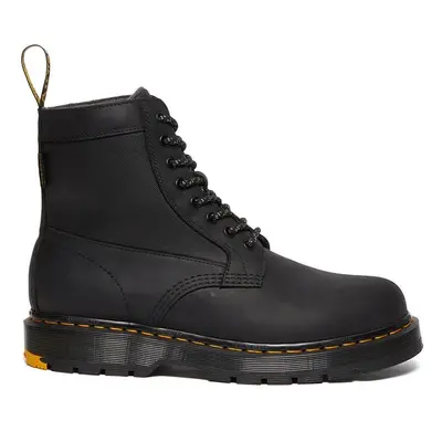 Kožené workery Dr. Martens 1460 Trinity černá barva, na plochém podpatku, zateplené, DM31190001