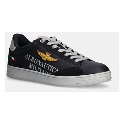 Sneakers boty Aeronautica Militare tmavomodrá barva, SC289CT3385