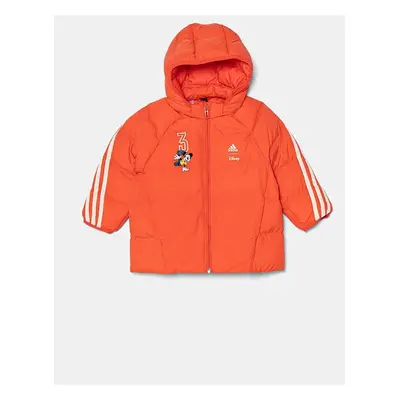 Kojenecká bunda adidas I DY MMKT oranžová barva, IV9646