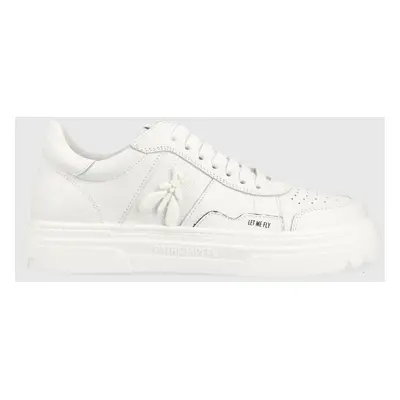 Kožené sneakers boty Patrizia Pepe bílá barva, 2Z0008 L011 W338