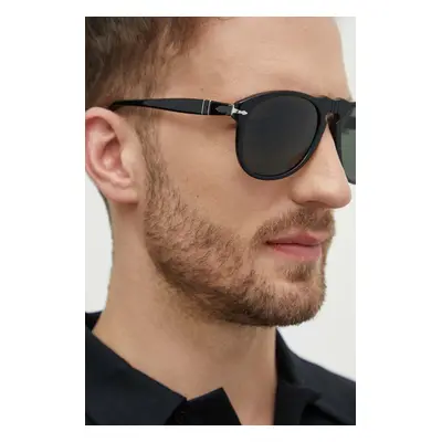 Sluneční brýle Persol pánské, černá barva, 0PO0649