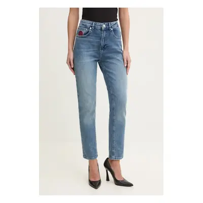 Džíny Moschino Jeans dámské, high waist, A0321 8721