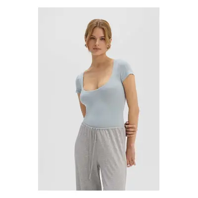 Body Saint Body SCOOP NECK BODYSUIT BLUE dámské, SB.532