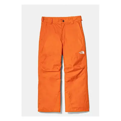 Dětské lyžařské kalhoty The North Face FREEDOM INSULATED PANT oranžová barva, NF0A88TY1OP1