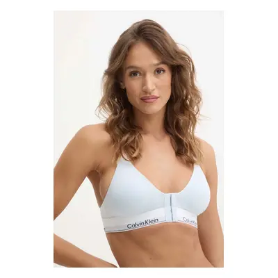 Pooperační podprsenka Calvin Klein Underwear modrá barva, 000QF7788E