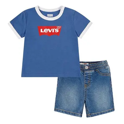 Kojenecká sada Levi's tmavomodrá barva