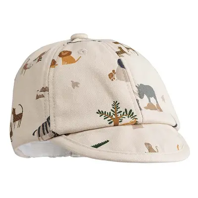 Dětská čepice Liewood Tone Baby Printed Cap vzorovaná