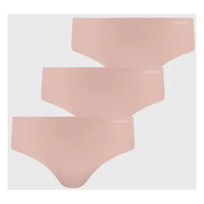 Kalhotky Calvin Klein Underwear 3-pack růžová barva, 000QD3559E