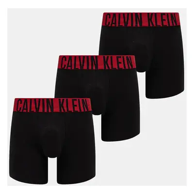 Boxerky Calvin Klein Underwear 3-pack pánské, černá barva, 000NB3609A