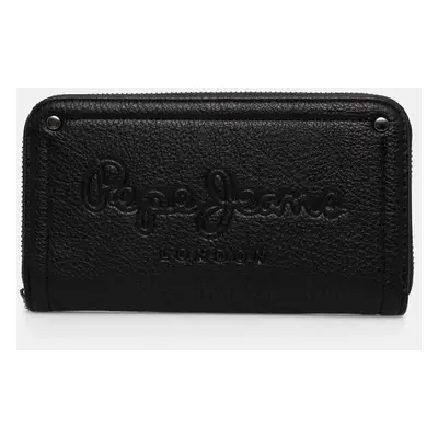 Peněženka Pepe Jeans ICON WALLET černá barva, PL070260