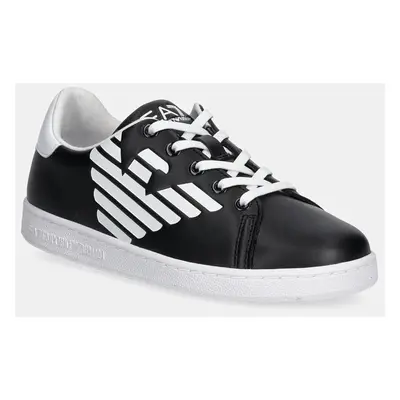 Dětské sneakers boty EA7 Emporio Armani černá barva, 7Y000001 AF10179