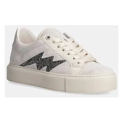 Semišové sneakers boty ZADIG&VOLTAIRE La Flash béžová barva, SWSN00488