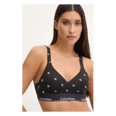 Podprsenka Calvin Klein Underwear černá barva, melanž, 000QF7900E