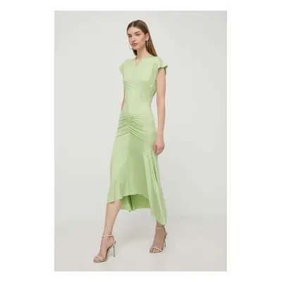 Šaty Victoria Beckham zelená barva, maxi, 1224WDR005425A