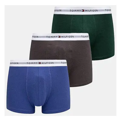 Boxerky Tommy Hilfiger 3-pack pánské, bílá barva, UM0UM02761