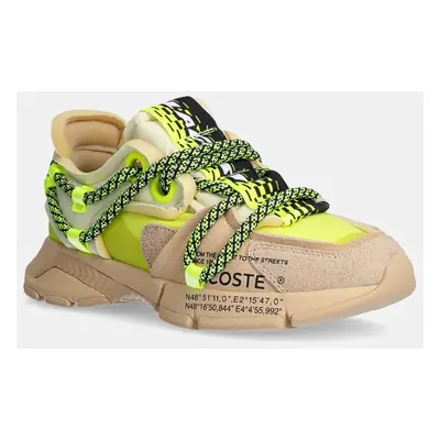 Sneakers boty Lacoste L003 Active Runway béžová barva, 48SFA0076