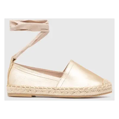 Espadrilky Answear Lab zlatá barva