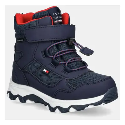 Dětské boty Tommy Hilfiger tmavomodrá barva, T1X5-33710