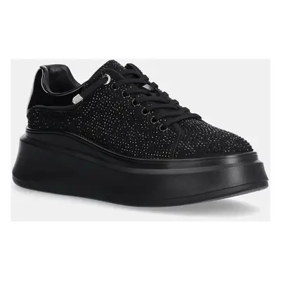 Sneakers boty GOE černá barva, OO2N4013 BLACK