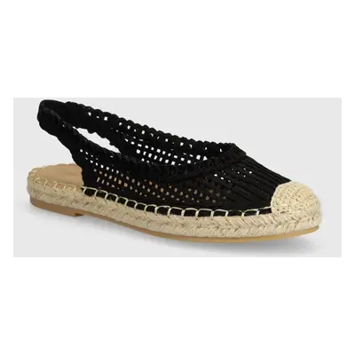 Espadrilky Answear Lab černá barva