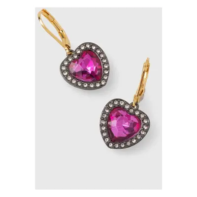 Náušnice Kurt Geiger London CRYSTAL HEART EARRING 2882898429