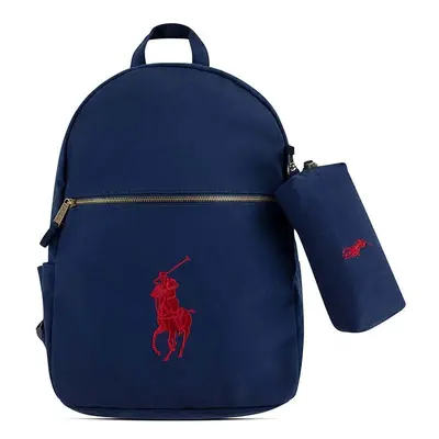 Dětský batoh Polo Ralph Lauren tmavomodrá barva, malý, hladký