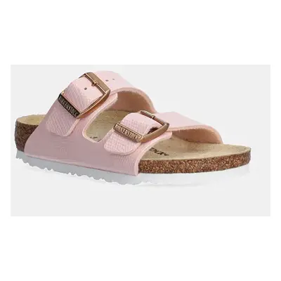 Dětské pantofle Birkenstock Arizona růžová barva, 1027849