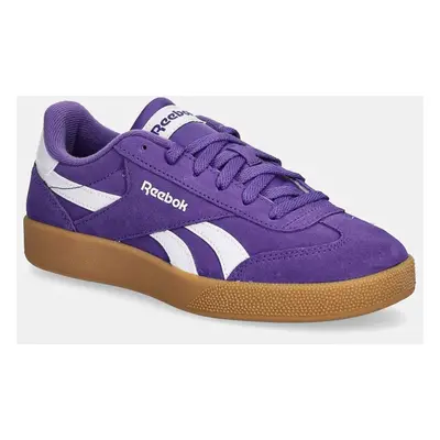 Semišové sneakers boty Reebok Classic REEBOK SMASH EDGE fialová barva, 100216160