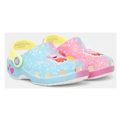 Dětské pantofle Crocs CLASSIC PEPPA PIG CLOG růžová barva, 210476