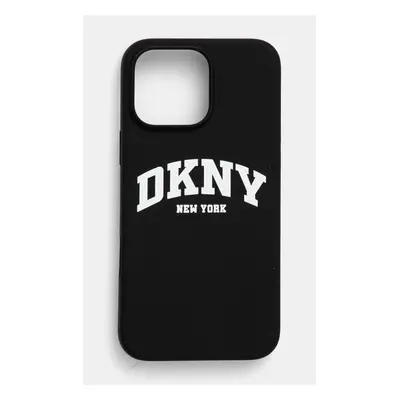 Obal na telefon Dkny iPhone 16 Pro Max 6.9 černá barva, DKHMP16XSNYACH