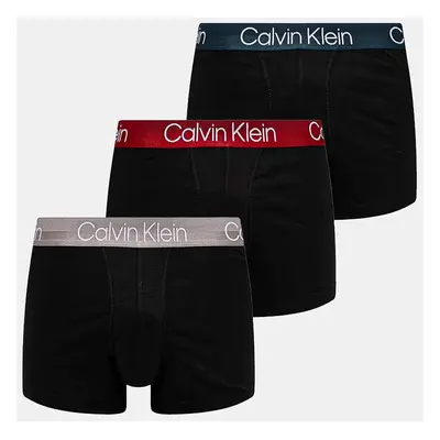 Boxerky Calvin Klein Underwear 3-pack pánské, zelená barva, 000NB2970A