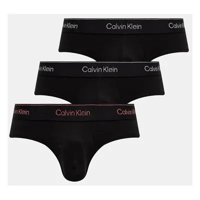 Spodní prádlo Calvin Klein Underwear 3-pack pánské, černá barva, 000NB4075A