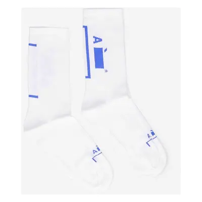 Ponožky A-COLD-WALL* Barcket Sock bílá barva, ACWMSK027-WHITE