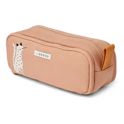 Dětský penál Liewood Cindy Pencil Case oranžová barva, LW19443