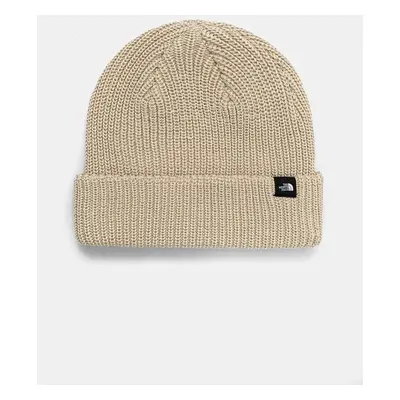 Čepice The North Face TNF Fisherman Beanie béžová barva, NF0A55JG3X41