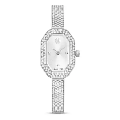 Hodinky Swarovski DEXTERA BANGLE stříbrná barva