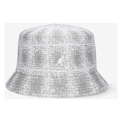 Klobouk Kangol Grounge Plaid Bin šedá barva, K3548.GREY-GREY/WHT