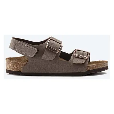 Dětské sandály Birkenstock hnědá barva