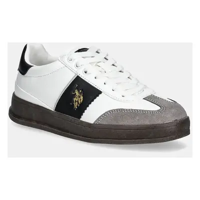 Sneakers boty U.S. Polo Assn. CAMPYW bílá barva, CAMPYW001W/DYS2