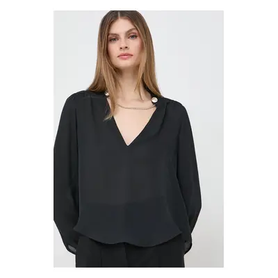 Halenka Marciano Guess EVA dámská, černá barva, hladká, 4RGH00 9998Z