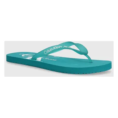 Žabky Calvin Klein Jeans BEACH SANDAL MONOGRAM TPU pánské, YM0YM00838