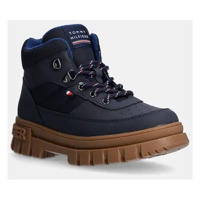 Dětské zimní boty Tommy Hilfiger tmavomodrá barva, T3X5-33707