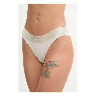 Kalhotky Calvin Klein Underwear béžová barva, 000QF7999E