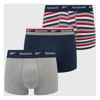 Boxerky Reebok pánské, tmavomodrá barva