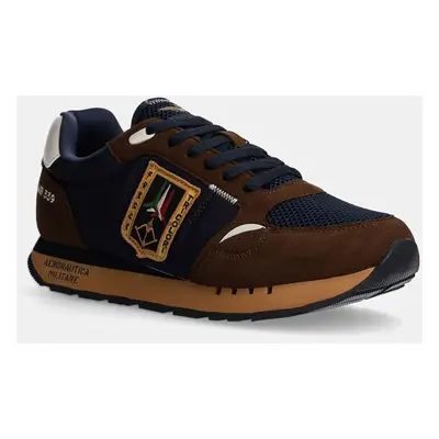 Sneakers boty Aeronautica Militare hnědá barva, SC292CT3331