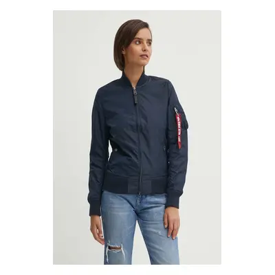 Bomber bunda Alpha Industries MA-1 TT Wmn 141041 07 tmavomodrá barva, přechodná